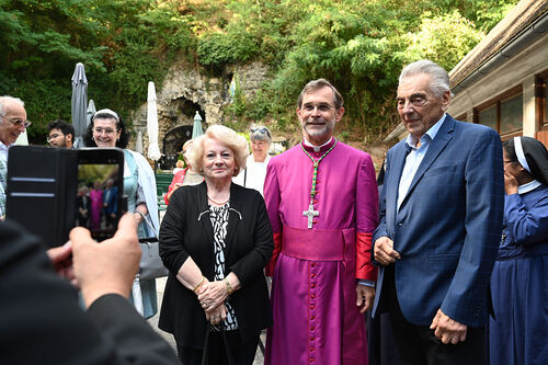 Wallfahrtsmesse in der Lourdesgrotte Maria Gugging